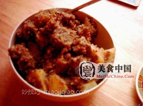 美食中国图片 - 川味粉蒸肉（全程图解)