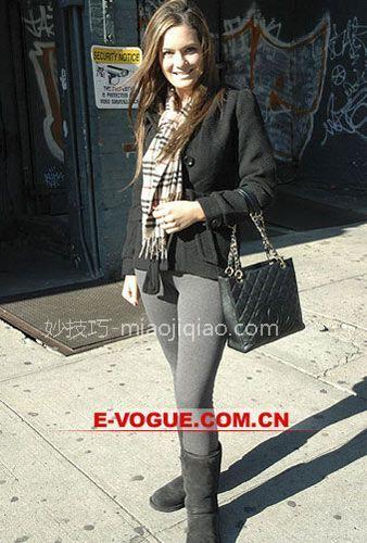 直击纽约街头的9款裤袜秀 