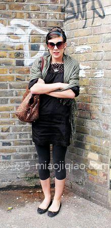 街拍路人装扮 太阳镜必备 