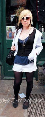 街拍路人装扮 太阳镜必备 