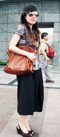 街拍路人装扮 太阳镜必备 