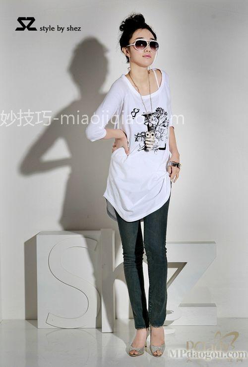 青年节必败 8款时髦长T恤 