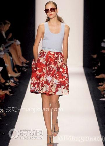 08夏季大热花朵图案实用三级跳 