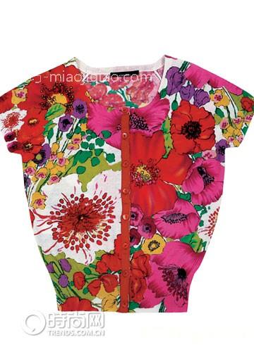 08夏季大热花朵图案实用三级跳