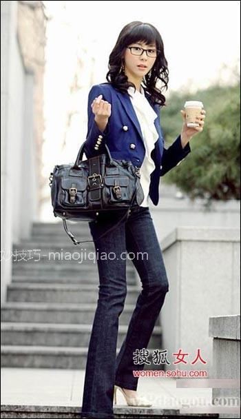 中性小西装 穿出优雅女人味 