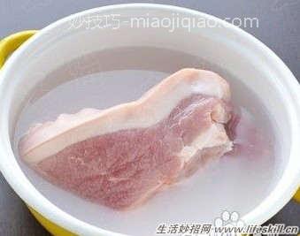 巧洗猪肉及内脏的小方法